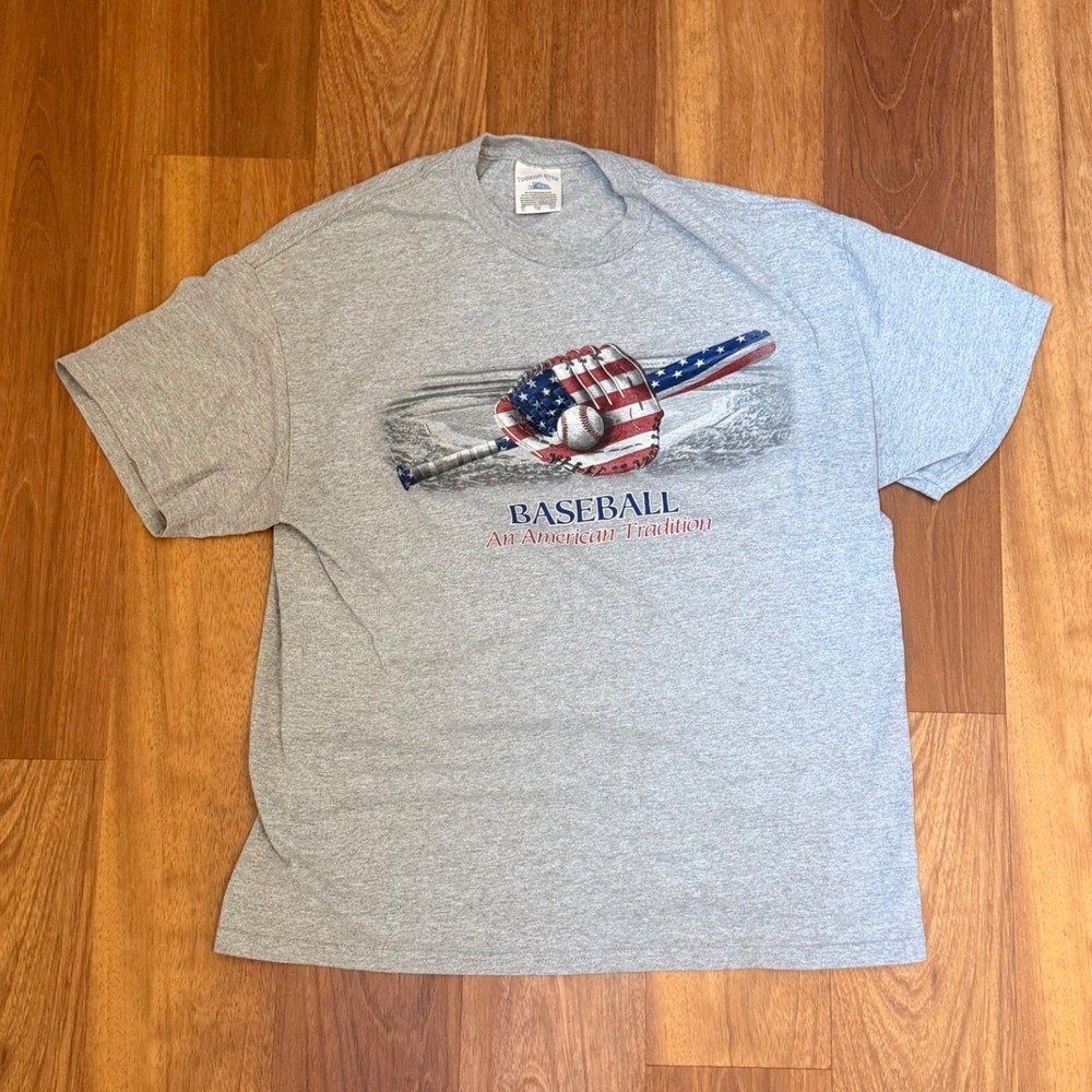 Vintage Tennessee River Baseball An American Tradition T-Shirt Men's Size XL